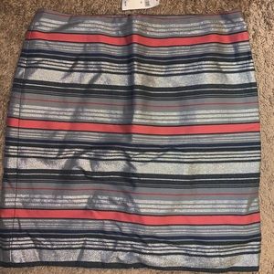 Banana Republic Striped Colorful Pencil Skirt